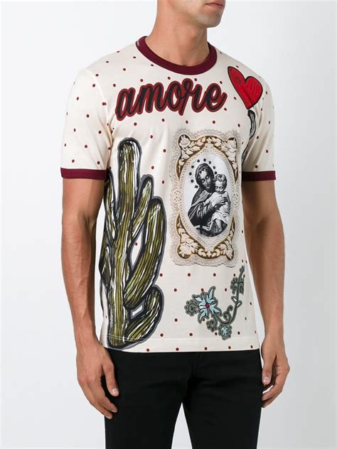 dolce gabbana t shirt damski|Dolce & Gabbana t shirts men's.